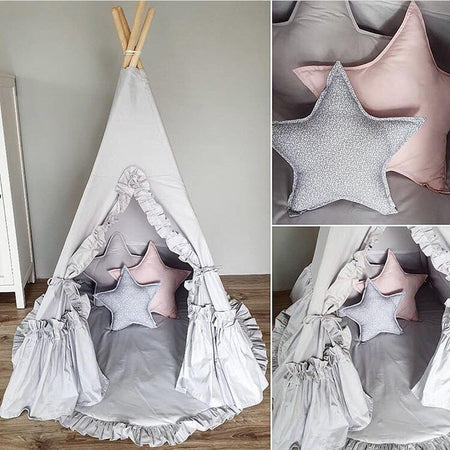 Child's Teepee Set Blue Nap Sale Next Day Delivery Available