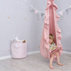 Hanging Cocoon Swing Powder Pink With Frill-Swing-BabyUniqueCorn