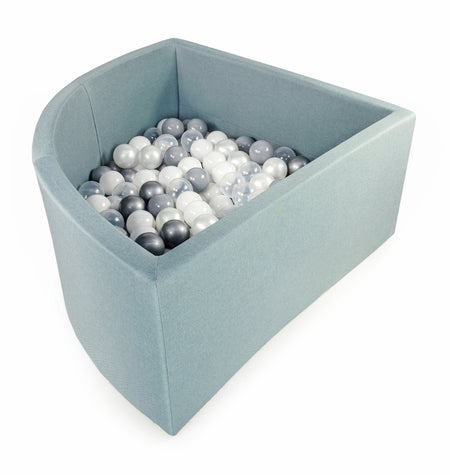Ball-Pit Square Eco Dark Mint 90x90X40cm (+200 Balls)