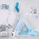 Child's Teepee Set Blue Nap Sale Next Day Delivery Available-Teepee-BabyUniqueCorn