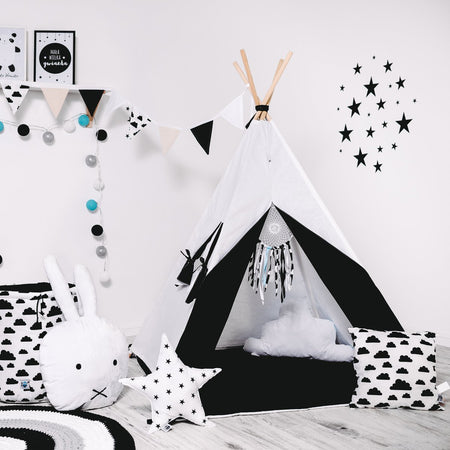 Child's Teepee Set Silvery Waves
