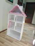 Doll's House Libi - White and Pink and Grey-Shelf-BabyUniqueCorn