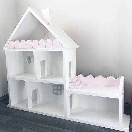Doll's House Ada - White and Pink and grey