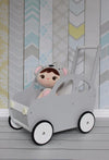 Handmade Toddler's Push Car / Walker Grey Sale Next Day Delivery Available-Push Car-BabyUniqueCorn