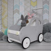 Handmade Toddler's Push Car / Walker Grey Sale Next Day Delivery Available-Push Car-BabyUniqueCorn
