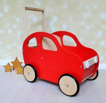 Handmade Toddler's Push Car / Walker Grey Sale Next Day Delivery Available