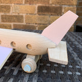 Handmade Wooden Airbus-Dolls Rocking Cradle-BabyUniqueCorn