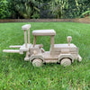 Handmade Wooden Forklift Truck-Dolls Rocking Cradle-BabyUniqueCorn