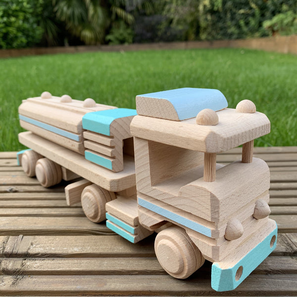 Handmade Wooden Tank Car-Dolls Rocking Cradle-BabyUniqueCorn