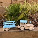 Handmade Wooden Tractor-Dolls Rocking Cradle-BabyUniqueCorn