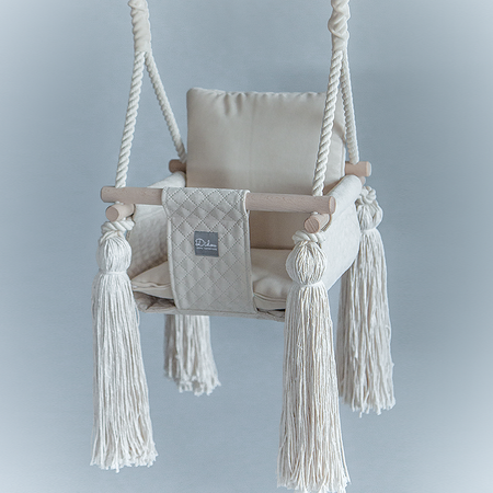 Hanging Cocoon Swing Silver Angel