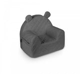 Velvet Seat - Dark Grey-Armchair-BabyUniqueCorn