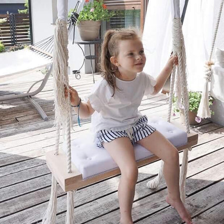 Hanging Cocoon Swing Silver Wind